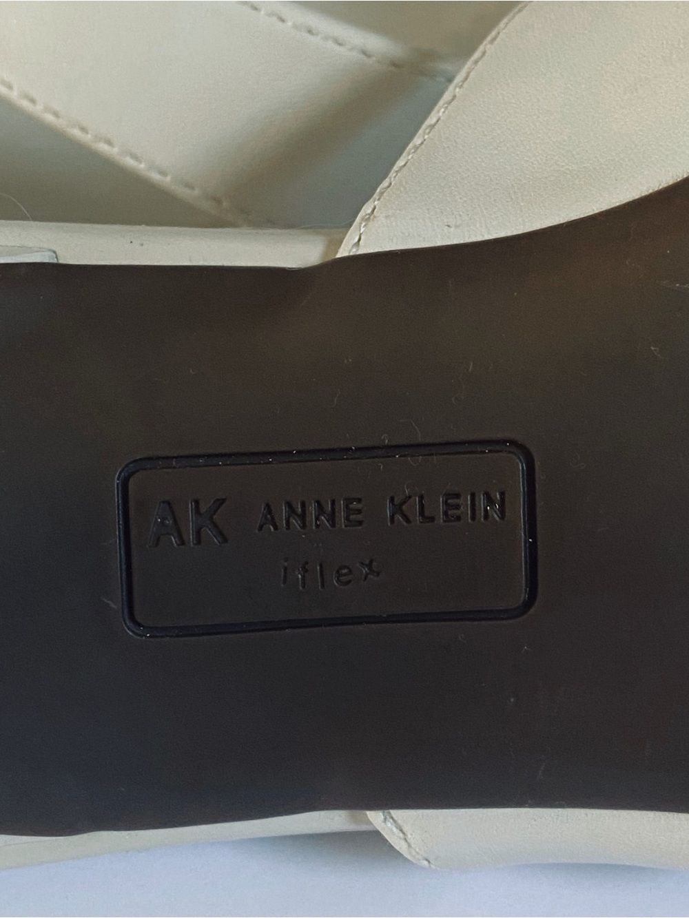 Anne Klein Cream Jassie Slide Sandal Size 7M - Picture 9 of 10